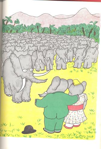 I have a dream . . . that all elephants will walk upright, wear clothes, and speak French.