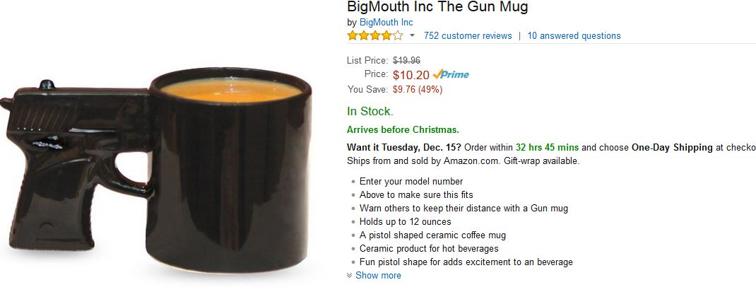 For that suicidal coffee drinker!